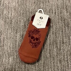 Tavi Noir Women's Brown Grip Socks